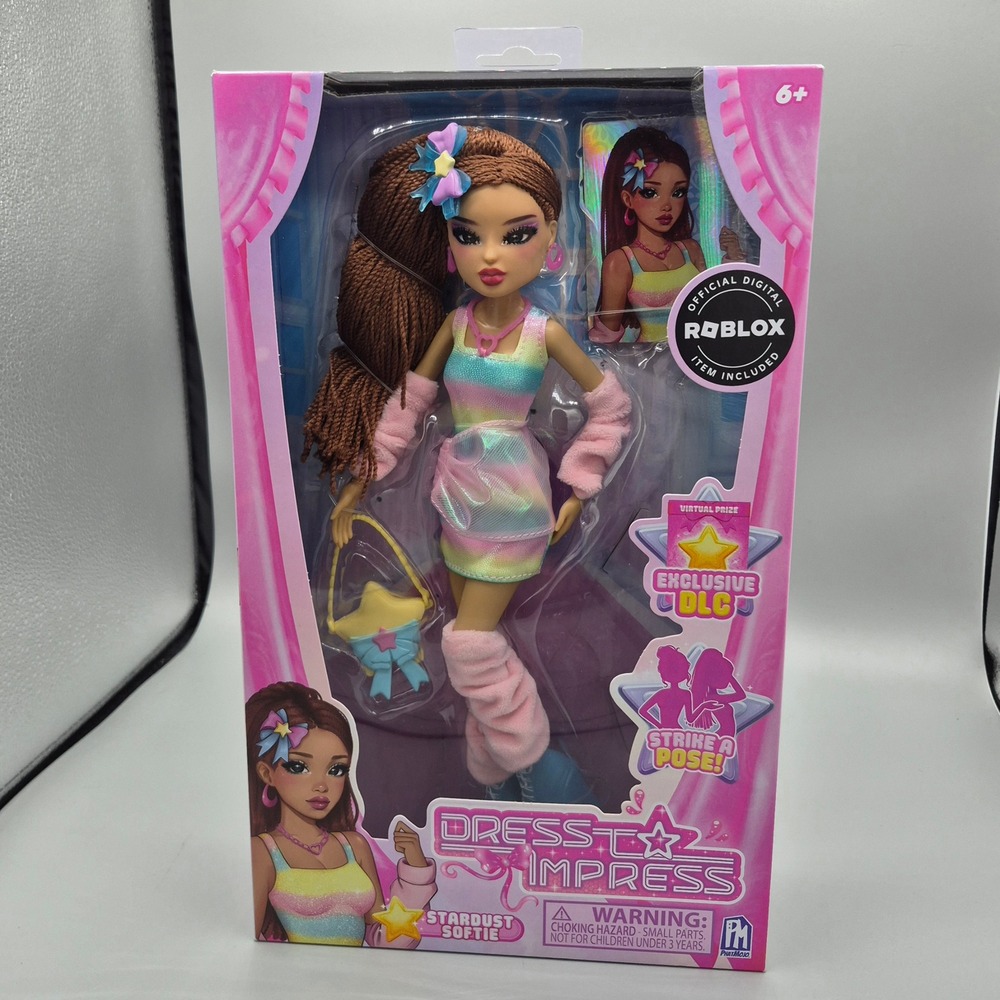 Roblox Dress To Impress Stardust Softie Fashion Doll PhatMojo DLC Included‎ NEW